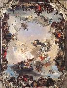 Giambattista Tiepolo Allegory of the Planets and Continents oil painting artist